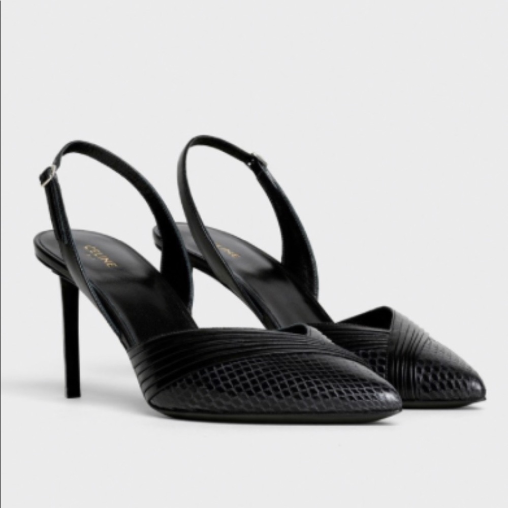 Celine sharp Pump in Ayers and Kidskin Shoes